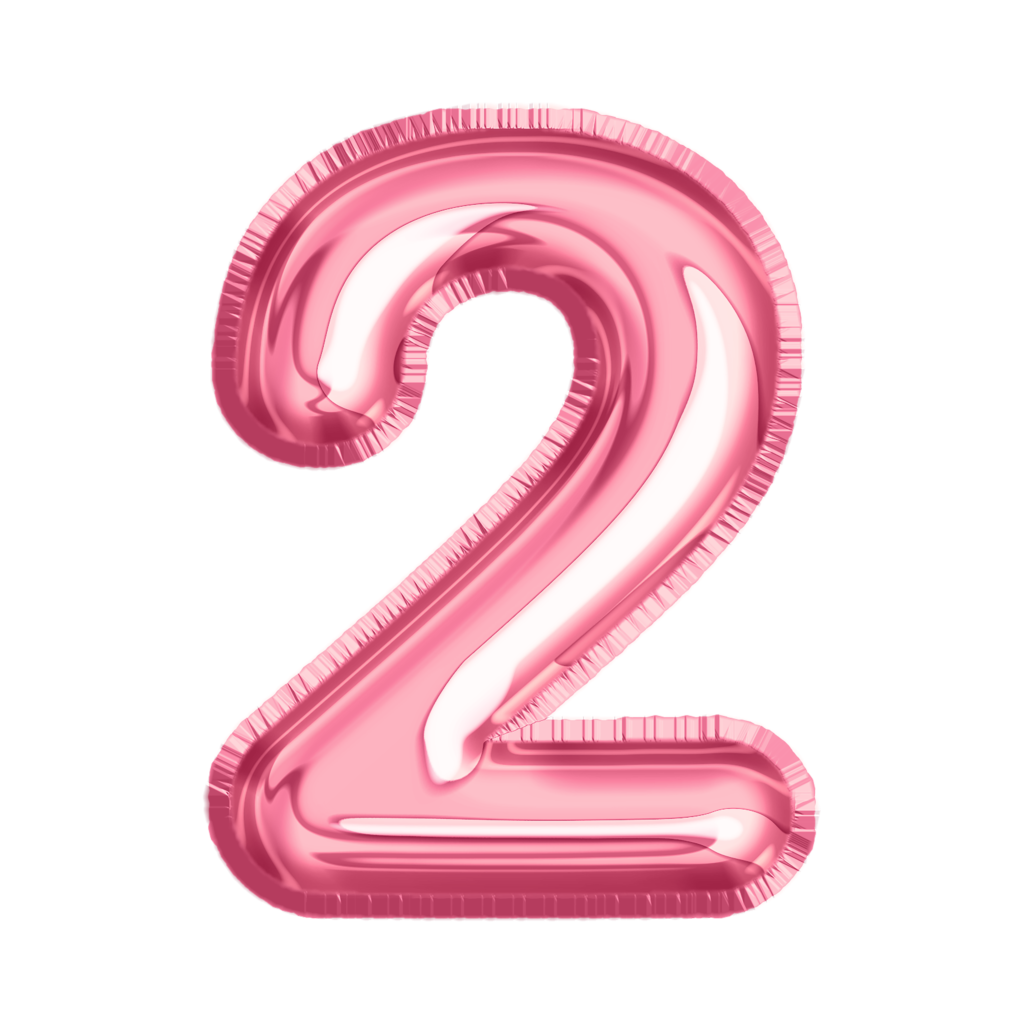 Whimsy number ballon 2